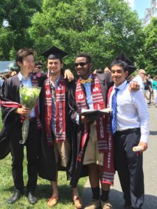 Kente stoles at Swarthmore graduation